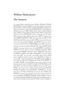 William Shakespeare - The Sonnets